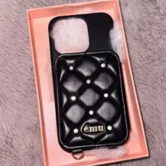 かわいい iPhoneケース iPhone14プロ 14Pro 黒 地雷系 量産