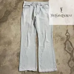 saint Laurent サンローラン フレア デニムパンツ ブランド YSL