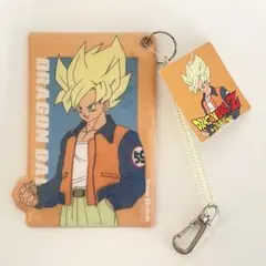 ドラゴンボールZ　孫悟空　パスケース　タグ付き
