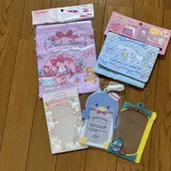 サンリオキャラクターグッズ5点セット+おまけつき