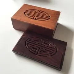 木製 木製ケース 名刺入れ ケース エスニック  Bali