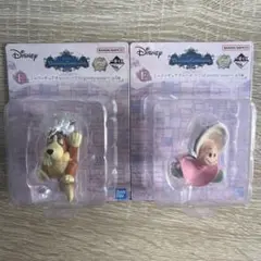一番くじディズニーミニフィギュアチャーム2つセット ドリーミングセレブレーション