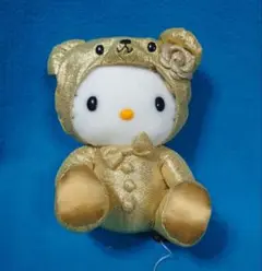 激レア☆キティベア―物語・ゴールド☆ハローキティのぬいぐるみ☆2002