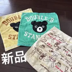 ミキハウス　BeBe タオル3枚セット