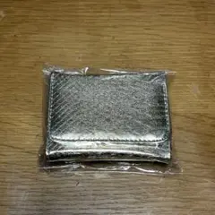 開運招福！三つ折り財布 金運アップ ゴールド 金 ヘビ柄 パイソン柄
