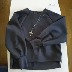 UNTITLED ダークグレー バルーンスリーブトップス、サイズ0