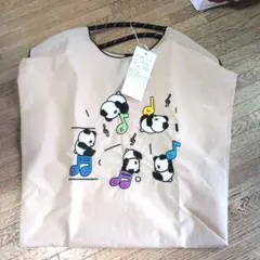 【新品未使用】 D.KELLY 刺繍エコバッグ　パンダ