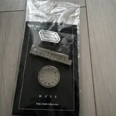 MUZE ミューズ シルバーバッジセット 3個