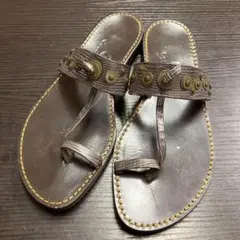 COLE HAAN コールハーン サンダル レザー 5 1/2B