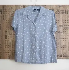 GAP　リネン　麻　ブラウス　小花柄