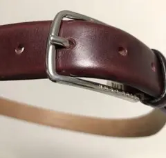 ヒューゴボス　レザーベルト　ワインカラー