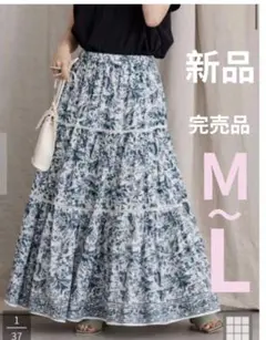 最終価格　アメリカンホリック【新品タグ付き】丈違いティアードFlowerスカート