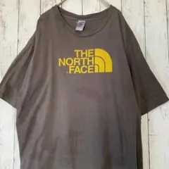 US古着 THE NORTH FACE グレー Tシャツ XXL