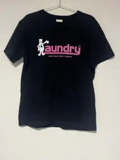 laundry プリントTシャツ M 黒