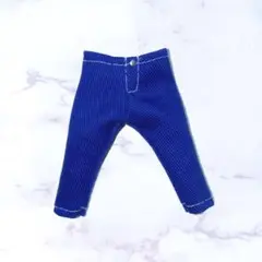 オビツ11 ねんどろいど どーる 服 パンツ スカイブルー