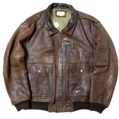 90s フランス産 羊革 A-2 シープレザー ジャケット