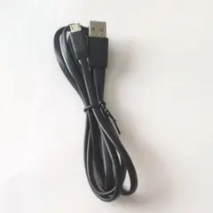 黒 USB-A to USB-Micro B ケーブル