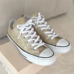 コンバース ALL STAR レディーススニーカー ゴールドグリッター