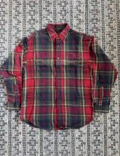 Eddie Bauer エディーバウアー　ネルシャツ　黒タグ