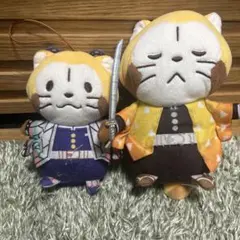 ラスカル鬼滅ぬいぐるみ2体セット