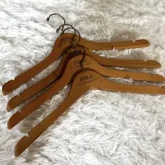 ★ POLO RALPH LAUREN ★木製ハンガー 4本