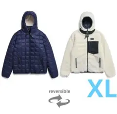 【新品】TAION　マウンテンリバーシブルダウンxボアフーディー　XL
