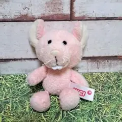nici キーホルダー ピンク ネズミ