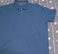 超ビッグサイズ 4XL Lee 青 ポロシャツ