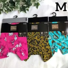 ★BODY WILD★ ボクサーパンツ M 3点 　新品　ウサギ柄　ドーナツ柄
