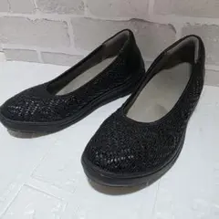 【fitfit】メッシュバレエシューズ コンフォート 撥水 24.5cm