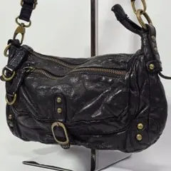 y2k 本革バッグ 00s leather bag grunge archive