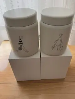 【新品未使用】グリーンスプーン スープジャー　ステンレススープポット2個セット