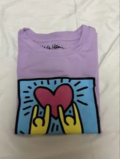 Keith Haring 紫 Tシャツ XL(14/16)