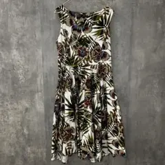 ✨美品✨ Bellezee 【L】 ノースリーブワンピース ♡ ボタニカル モテ