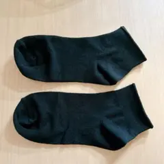 ODFMCE 靴下 レディース 薄手 蒸れない 脱げない ブラック 22cm