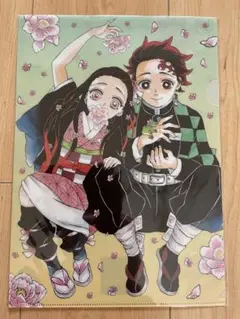 鬼滅の刃　原画展　キービジュアル　クリアファイル&下敷きセット　炭治郎　禰豆子