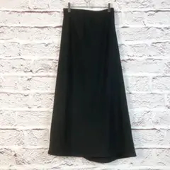 r109 COMME CA ISM ブラック タイトスカート ロング丈