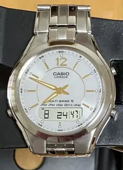 極美品　CASIO LINEAGE ウェーブセプター　LCW-M200DJ-7A