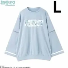 レディース プルオーバー トレーナー 初音ミク×シナモロール