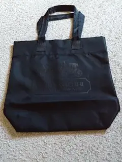 新品COACH ブラック トートバッグナイロンバッグ