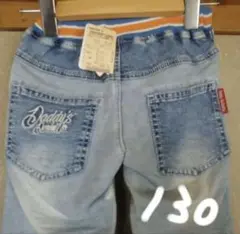 最終値下げ★新品タグ付き★DaddyohDaddy★薄手柔らかデニム★130