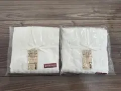MUJI 無印良品 掛ふとん カバー シングル2枚 サテン織 ホテル仕様 オフ白