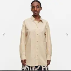【2023SS】marimekko / Griste Solid コットンシャツ