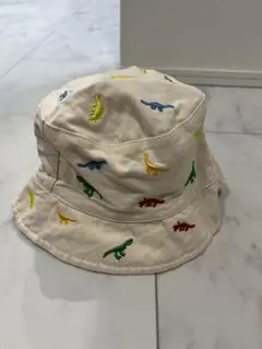 【美品】恐竜刺繍バケットハット　ベビー