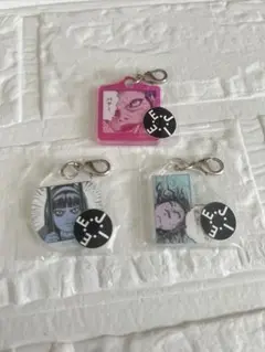 伊藤潤二展　アクリルチャームキーホルダー　富江　3個セット