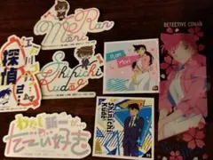 名探偵コナン 蘭 新一 ステッカーセット