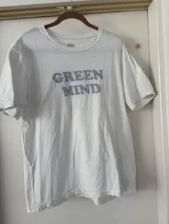 TANG TANG GREEN MIND白Tシャツ　Lサイズ