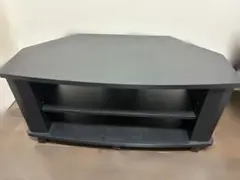 テレビ台 コーナー キャスター付き 幅80cm 黒（BTL-800SE）