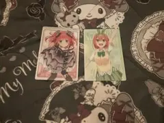 五等分の花嫁 ウエハース 2枚セット