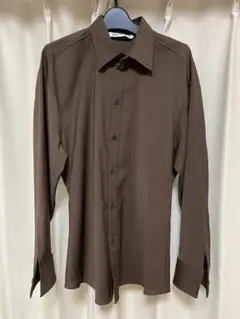 ZARA ザラ　ブラウン 長袖シャツ Sサイズ　新品　秋冬春夏